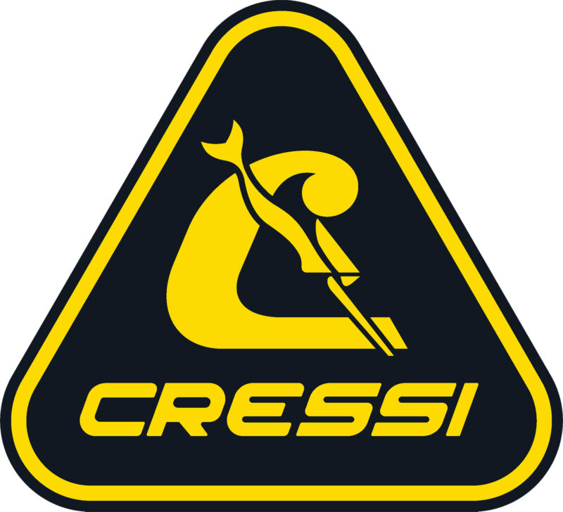 Cressi Cressi Triangle Sticker (black/yellow) [10 x 9 cm]