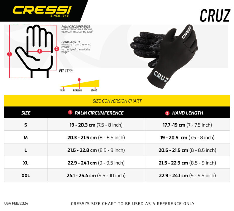 Cressi CRUZ GLOVES 3mm M/3 - Image 7