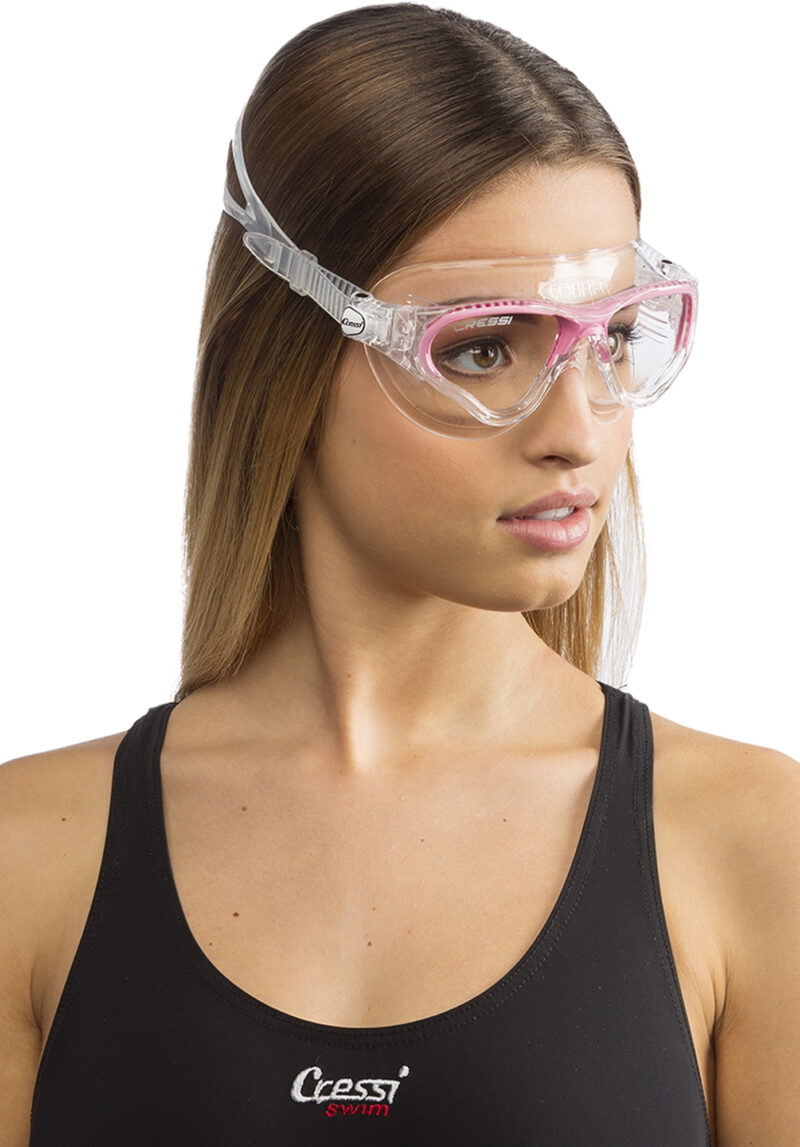 Cressi COBRA GOGGLES CLEAR/FRAME CLEAR PINK - Image 2