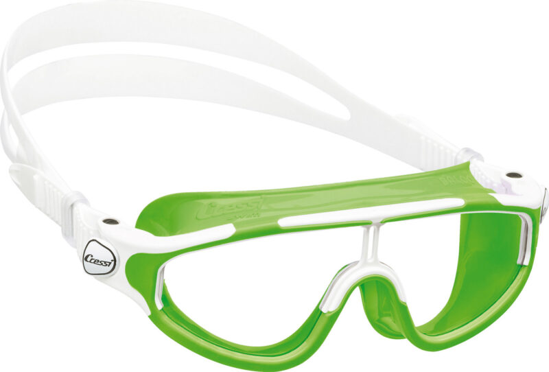 Cressi BALOO KID GOGGLES LIME/FRAME LIME WHITE - Image 3