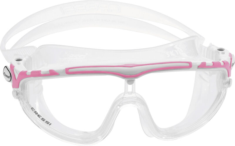 Cressi SKYLIGHT GOGGLES SIL CLEAR/FRAME WHITE PINK - Image 2