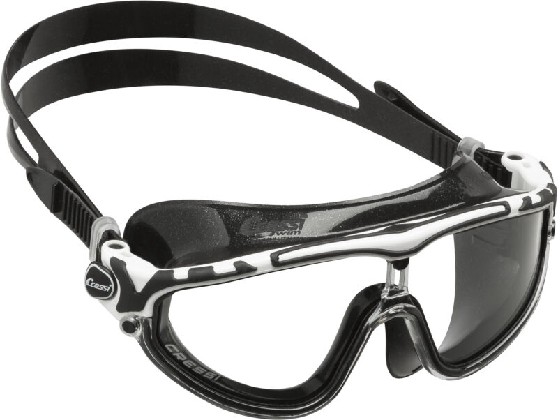 Cressi SKYLIGHT GOGGLES SIL BLACK/FRAME WHITE BLACK - Image 2