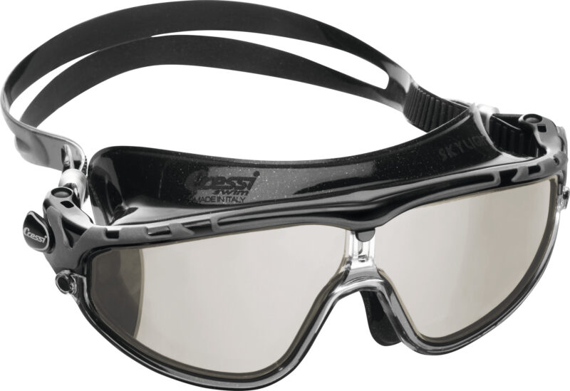 Cressi SKYLIGHT GOGGLES SIL BLACK/FRAME BLACK GREY MIRRORED LENS