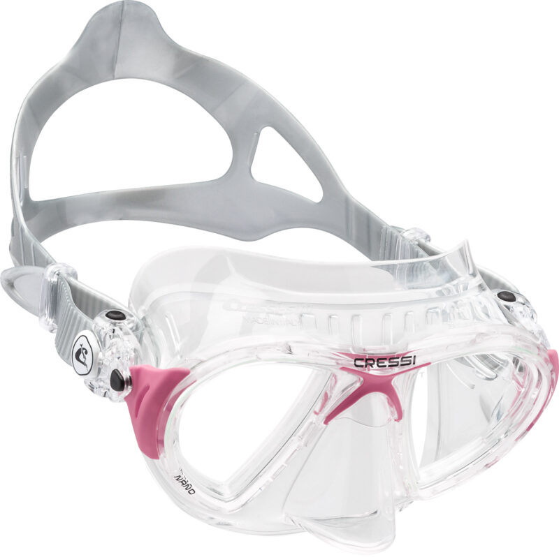 Cressi NANO MASK SIL CRYSTAL/FRAME PINK