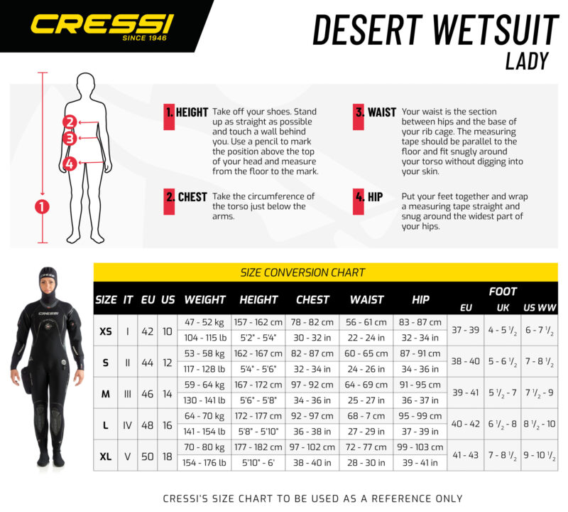 Cressi DESERT LADY DRY SUIT 4mm HD S/2 - Image 12