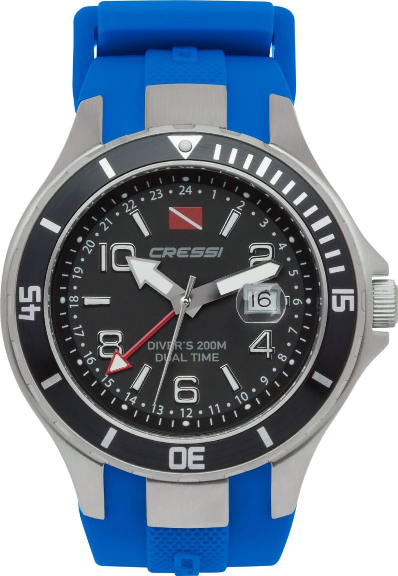 Cressi TRAVELLER DUAL TIME WATCH BLUE - Image 2