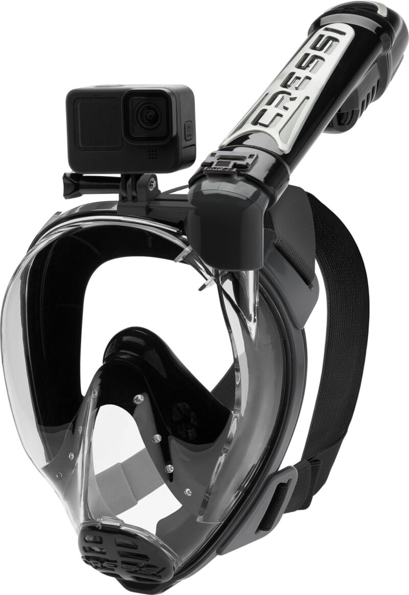 Cressi DUKE ACTION FULL FACE MASK BLACK/BLACK S/M - Image 7
