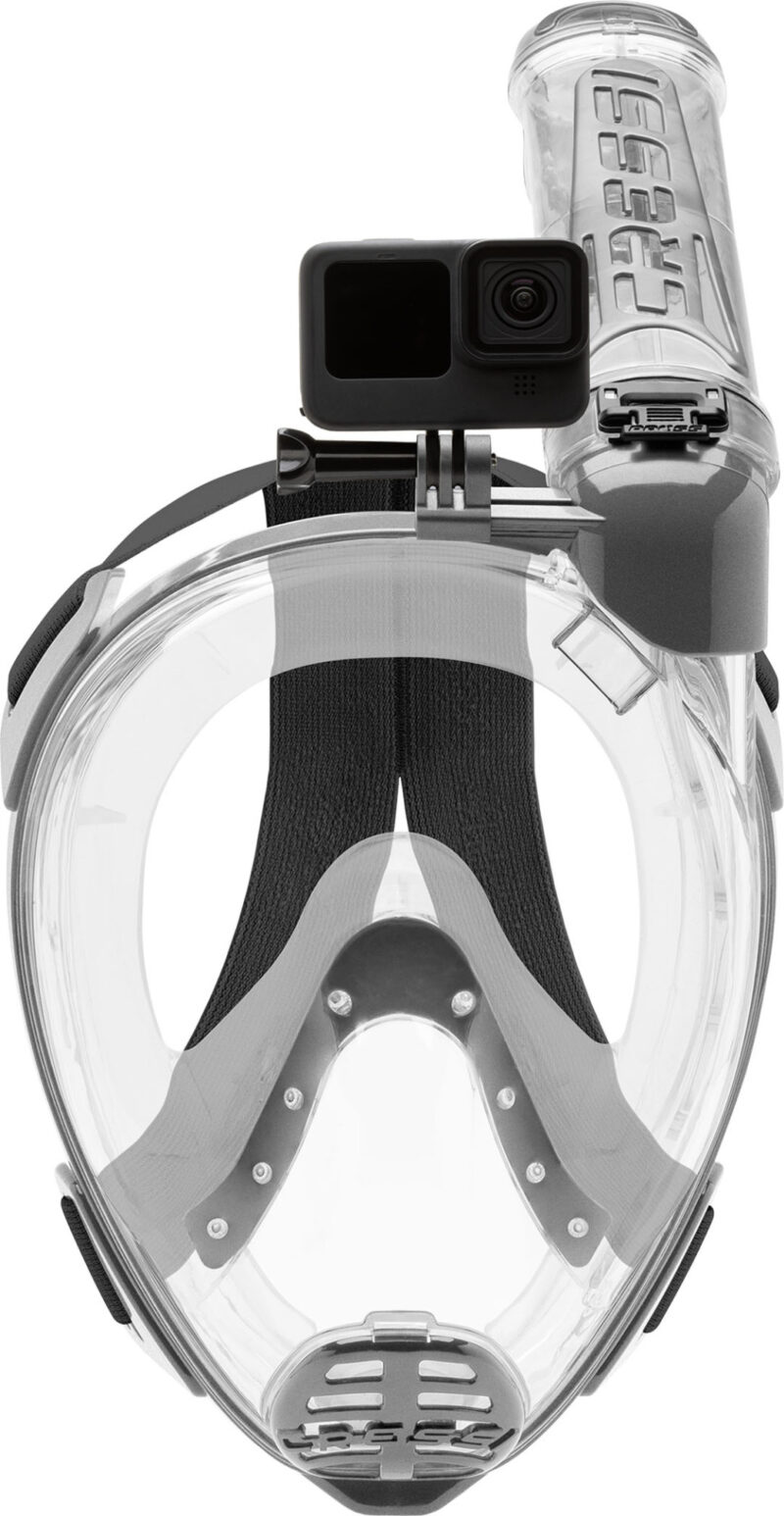 Cressi DUKE ACTION FULL FACE MASK CLEAR/SILVER S/M - Image 6