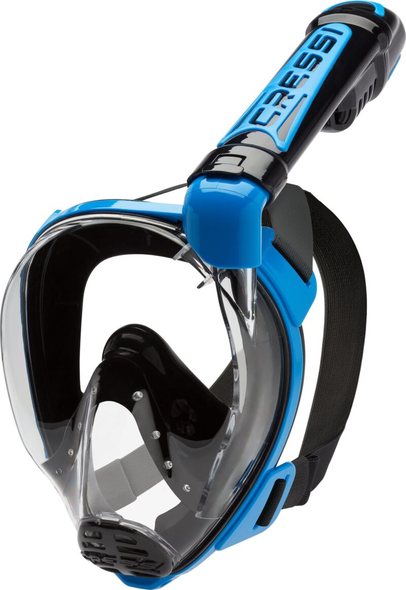 Cressi DUKE DRY FULL FACE MASK BLACK/BLUE S/M