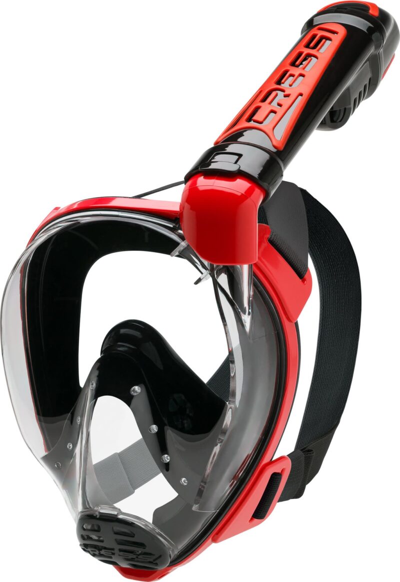 Cressi DUKE DRY FULL FACE MASK BLACK/RED S/M - Image 3