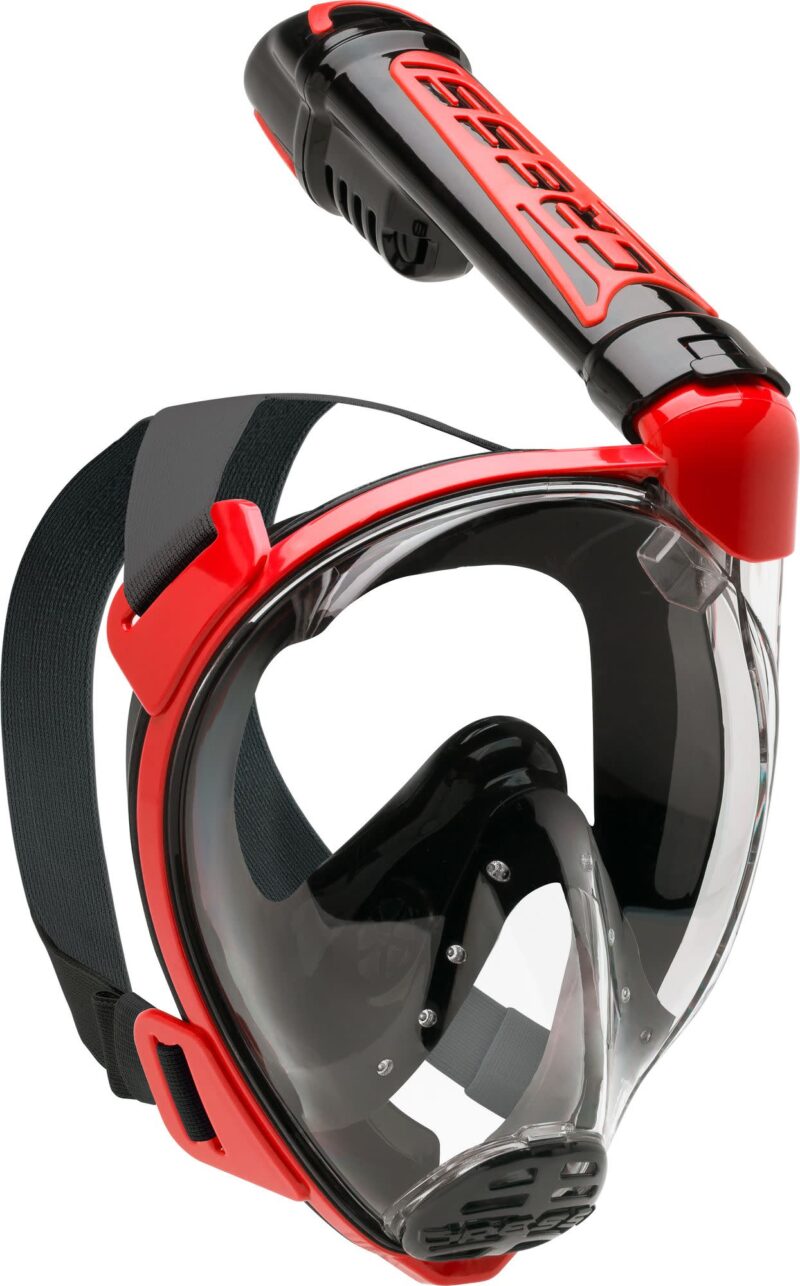 Cressi DUKE DRY FULL FACE MASK BLACK/RED S/M - Image 2