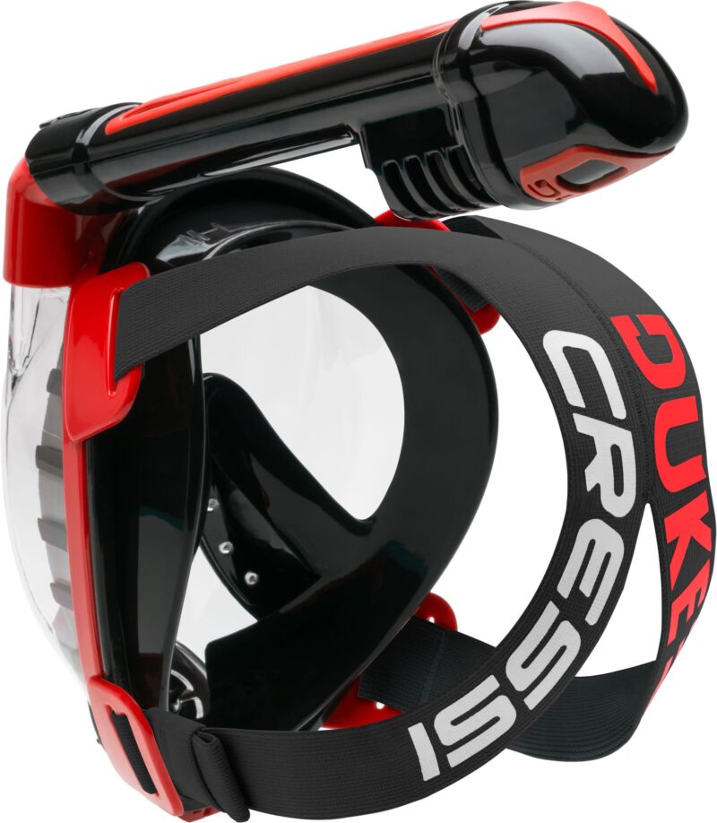 Cressi DUKE DRY FULL FACE MASK BLACK/RED S/M - Image 4