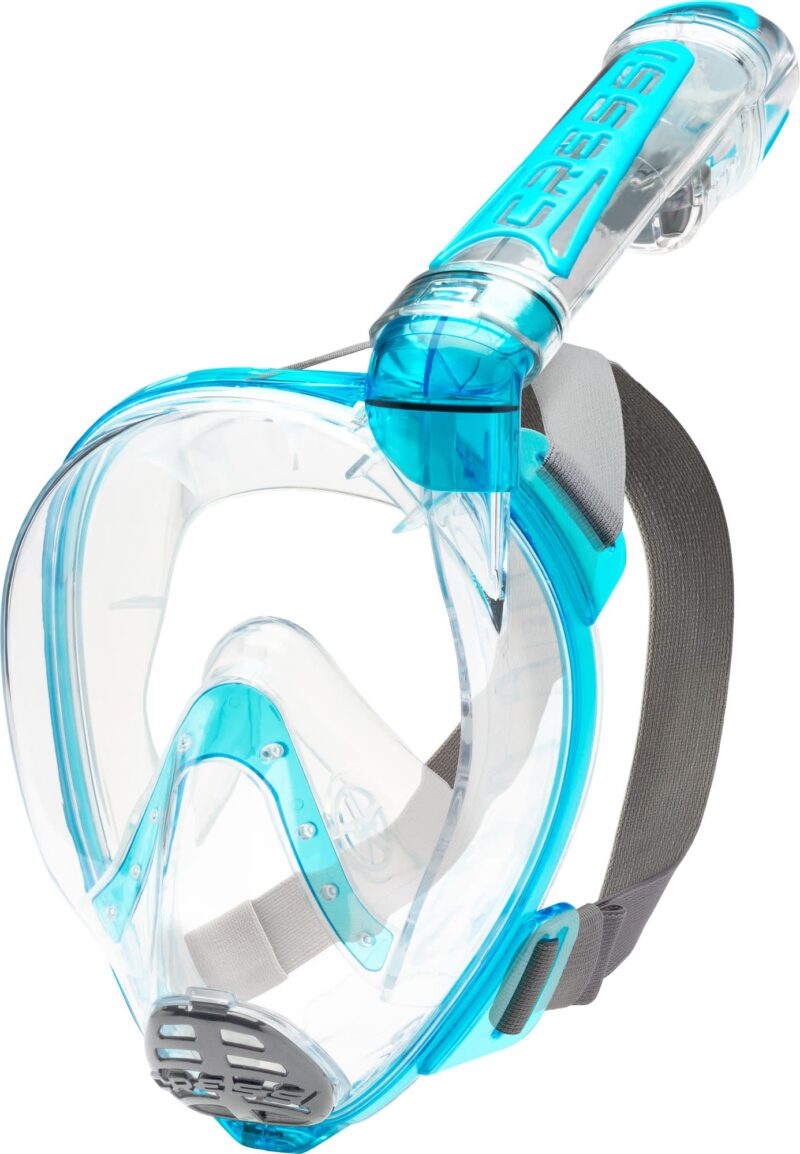 Cressi DUKE DRY FULL FACE MASK CLEAR/AQUAMARINE M/L - Image 4