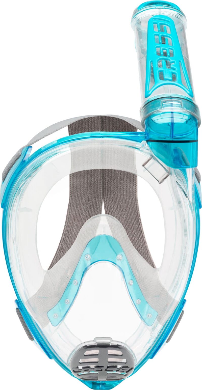 Cressi DUKE DRY FULL FACE MASK CLEAR/AQUAMARINE M/L - Image 2