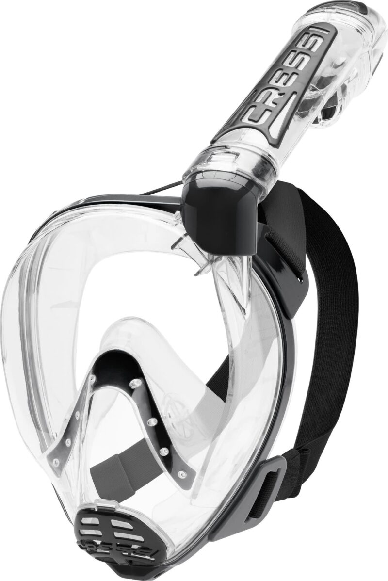 Cressi DUKE DRY FULL FACE MASK CLEAR/BLACK M/L