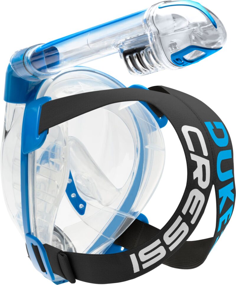 Cressi DUKE DRY FULL FACE MASK CLEAR/BLUE M/L - Image 7