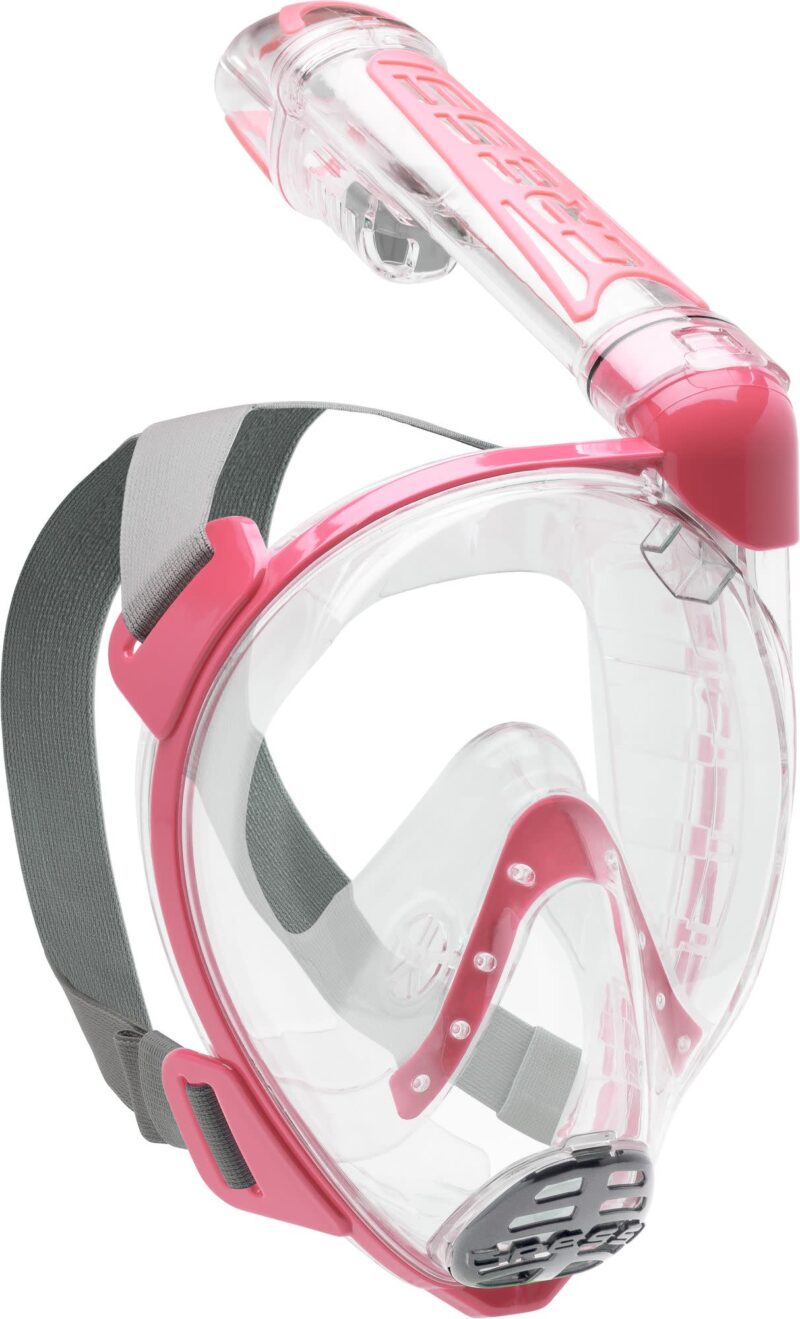 Cressi DUKE DRY FULL FACE MASK CLEAR/PINK M/L - Image 3