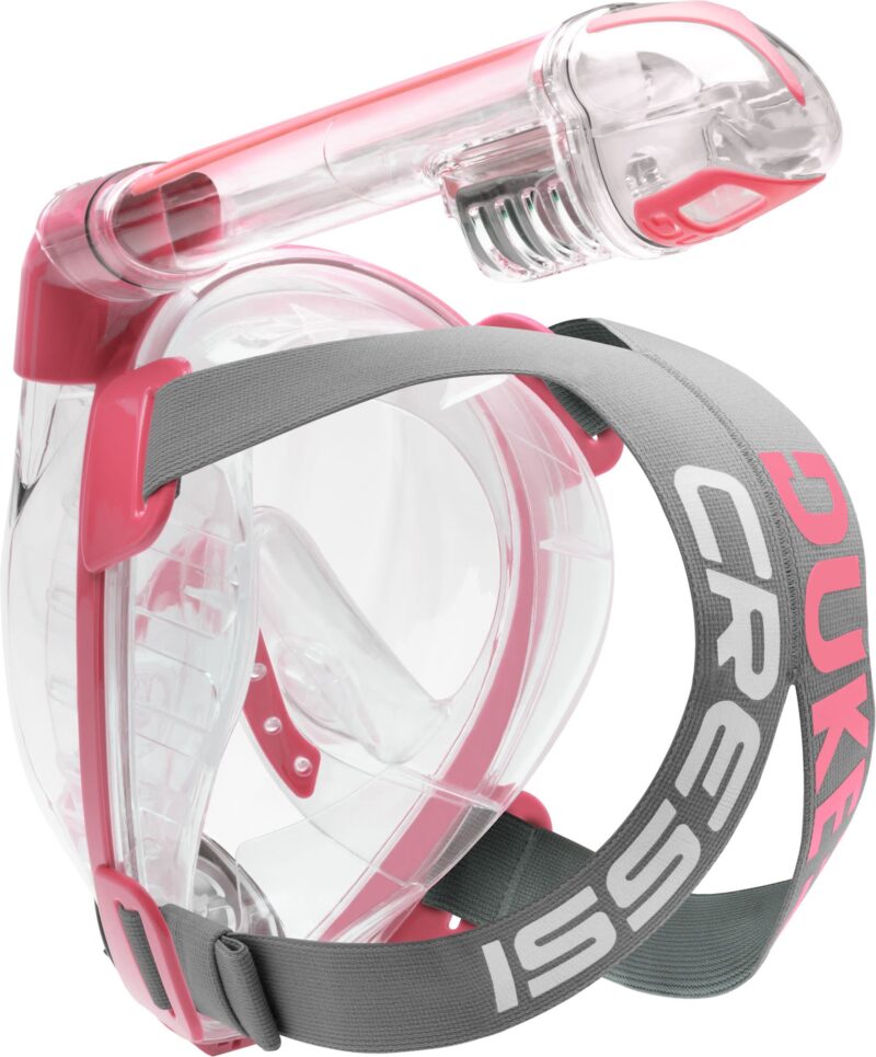 Cressi DUKE DRY FULL FACE MASK CLEAR/PINK M/L - Image 4