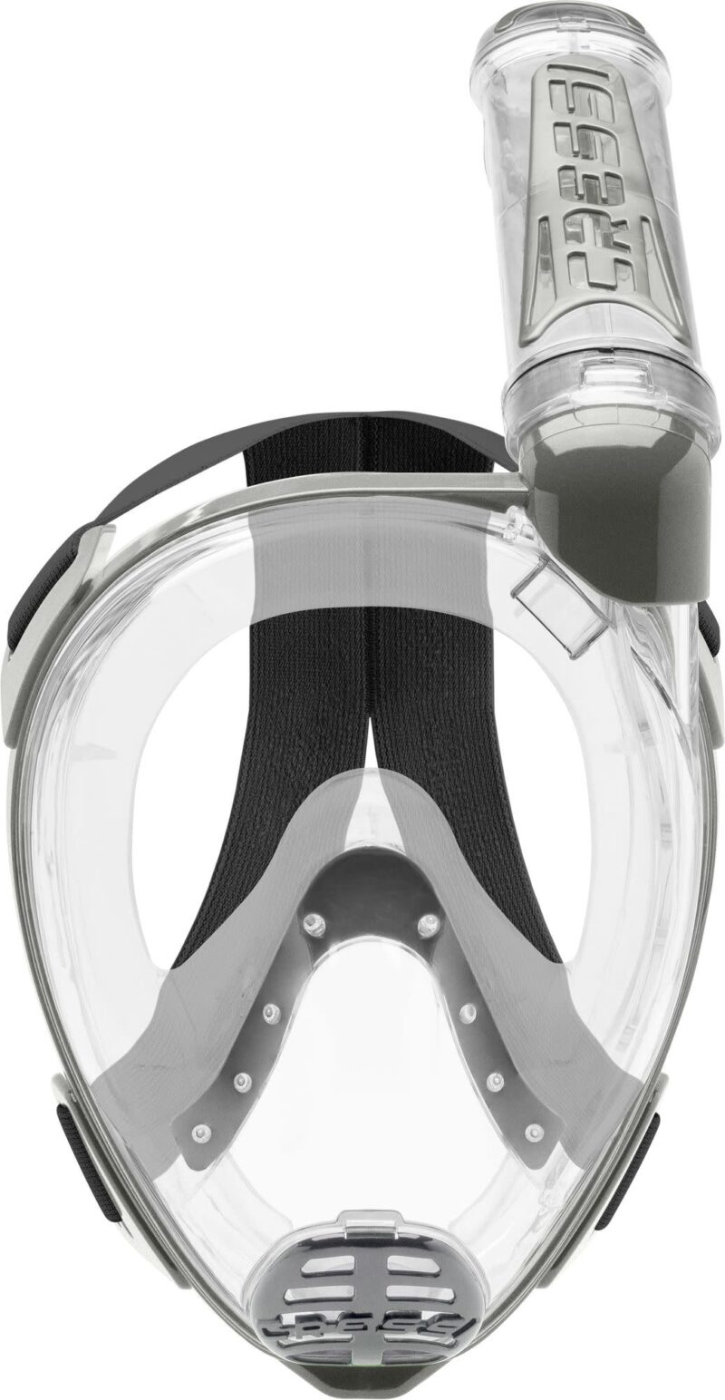 Cressi DUKE DRY FULL FACE MASK CLEAR/SILVER S/M - Image 2