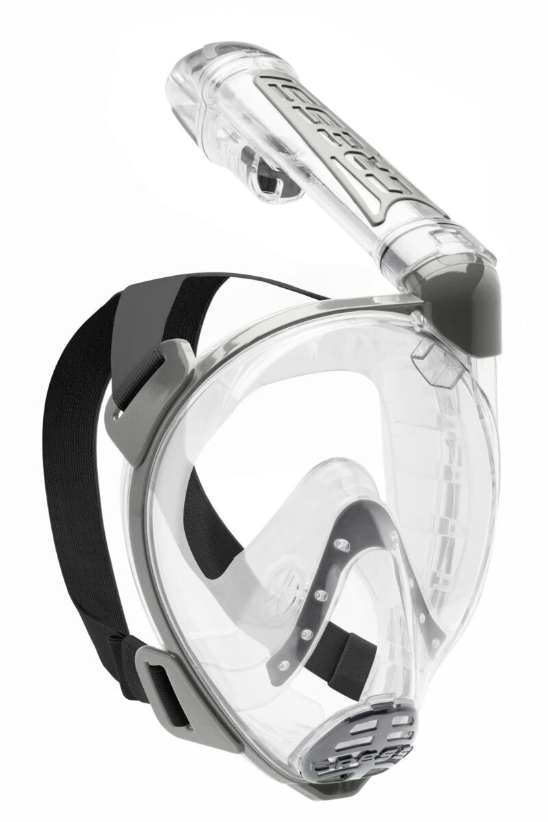 Cressi DUKE DRY FULL FACE MASK CLEAR/SILVER S/M - Image 3