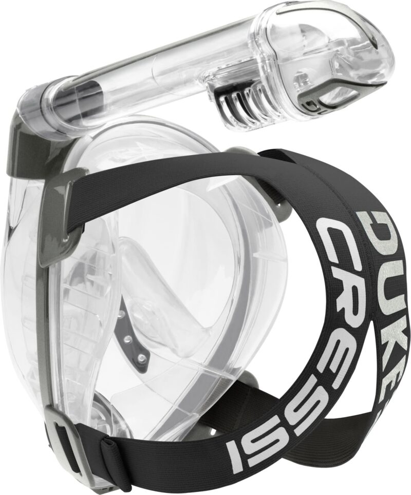 Cressi DUKE DRY FULL FACE MASK CLEAR/SILVER S/M - Image 4