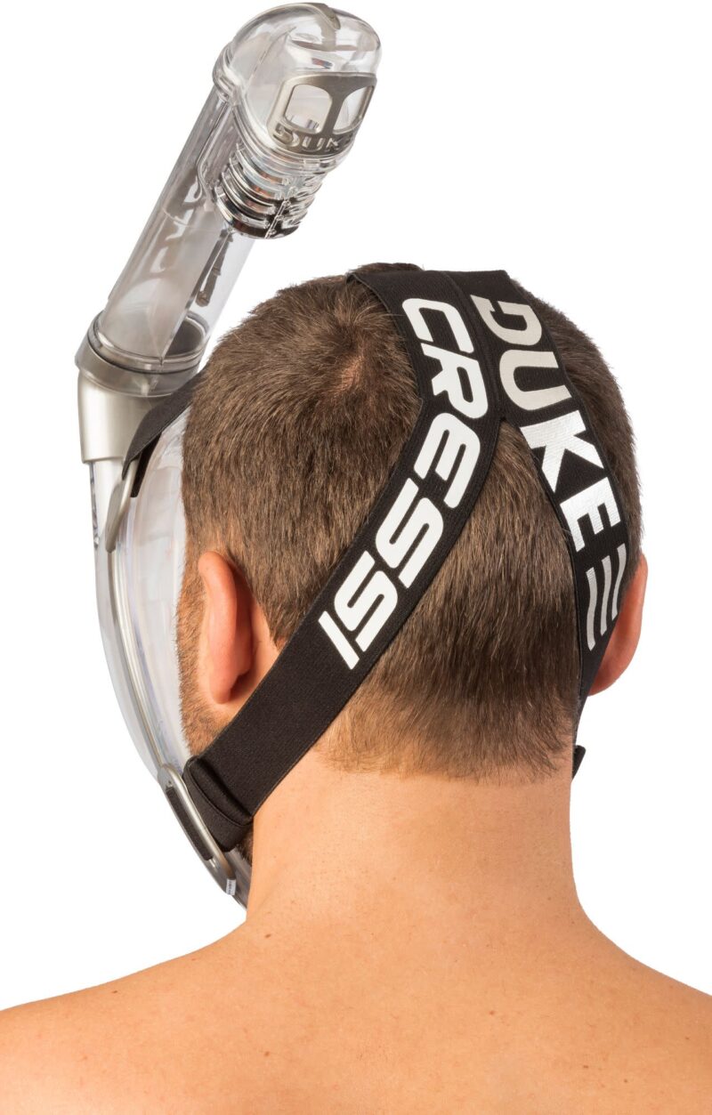 Cressi DUKE DRY FULL FACE MASK CLEAR/SILVER S/M - Image 7