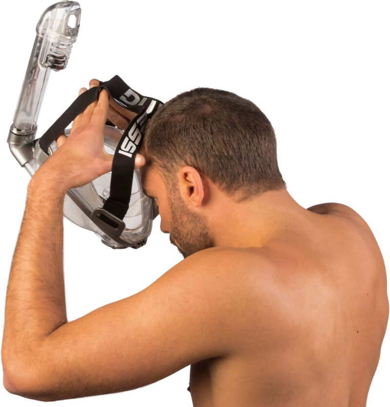 Cressi DUKE DRY FULL FACE MASK CLEAR/SILVER S/M - Image 9