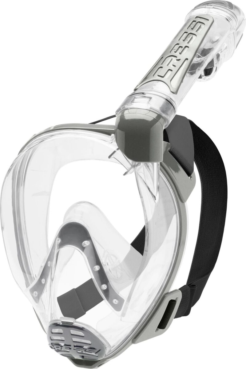 Cressi DUKE DRY FULL FACE MASK CLEAR/SILVER S/M