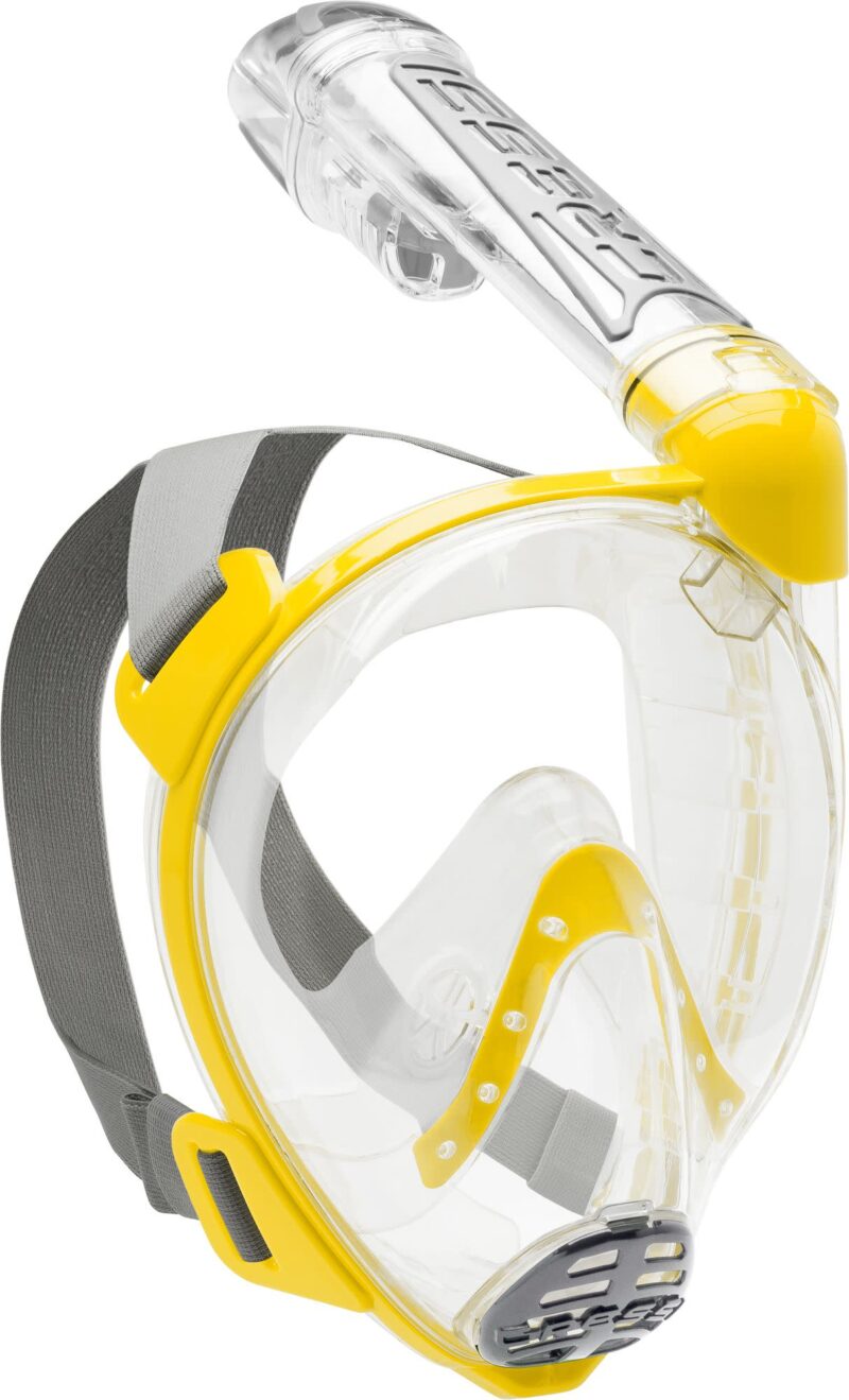 Cressi DUKE DRY FULL FACE MASK CLEAR/YELLOW S/M - Image 3
