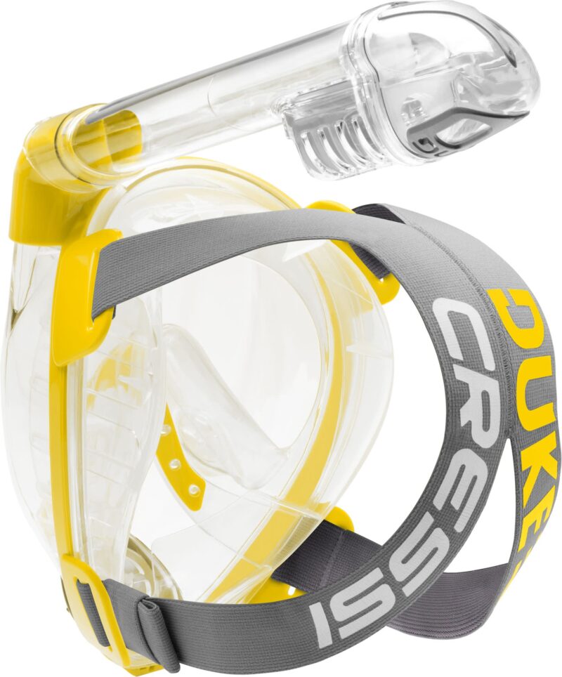 Cressi DUKE DRY FULL FACE MASK CLEAR/YELLOW S/M - Image 4