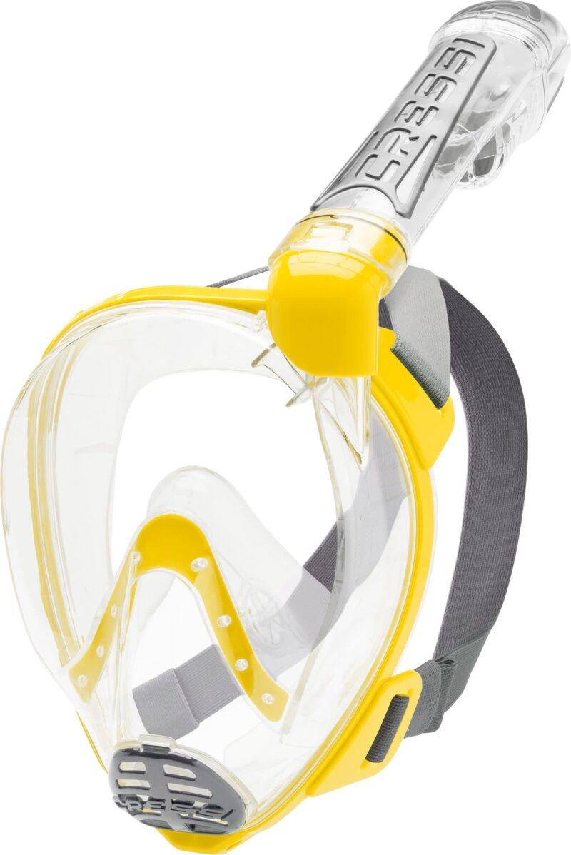 Cressi DUKE DRY FULL FACE MASK CLEAR/YELLOW S/M