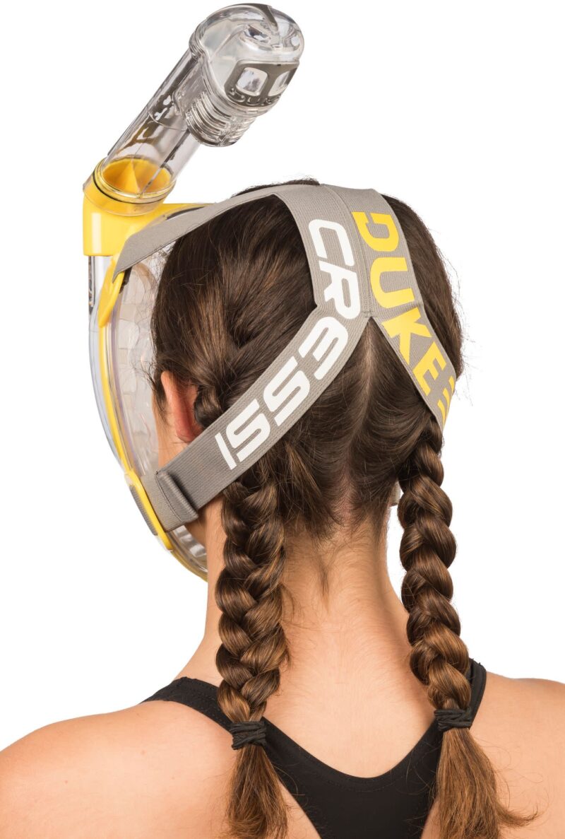 Cressi DUKE DRY FULL FACE MASK CLEAR/YELLOW S/M - Image 6