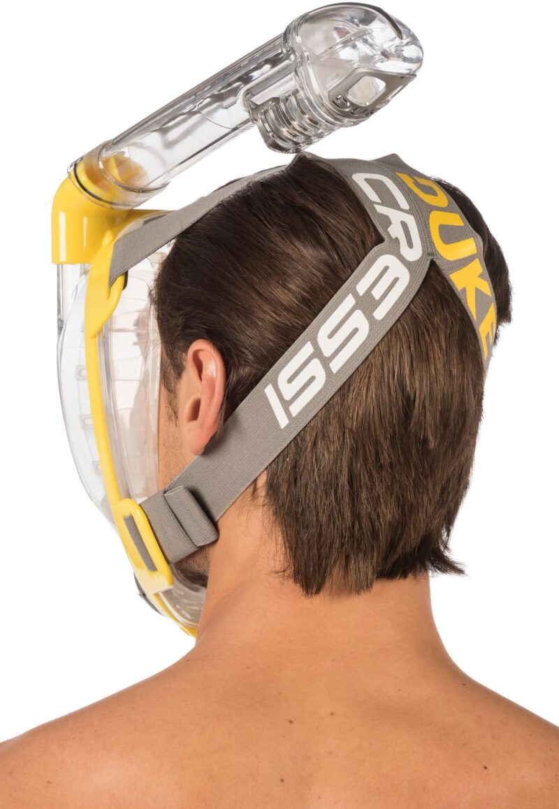 Cressi DUKE DRY FULL FACE MASK CLEAR/YELLOW S/M - Image 8