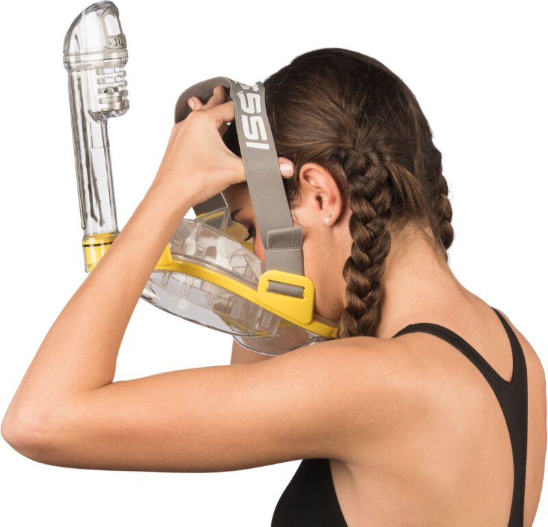 Cressi DUKE DRY FULL FACE MASK CLEAR/YELLOW M/L - Image 10