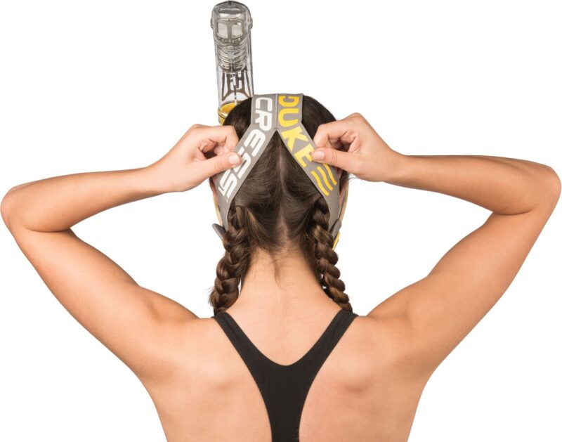 Cressi DUKE DRY FULL FACE MASK CLEAR/YELLOW M/L - Image 15