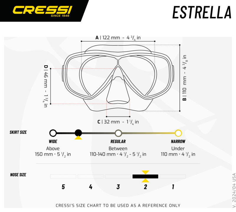 Cressi ESTRELLA MASK BLACK/BLUE - Image 4