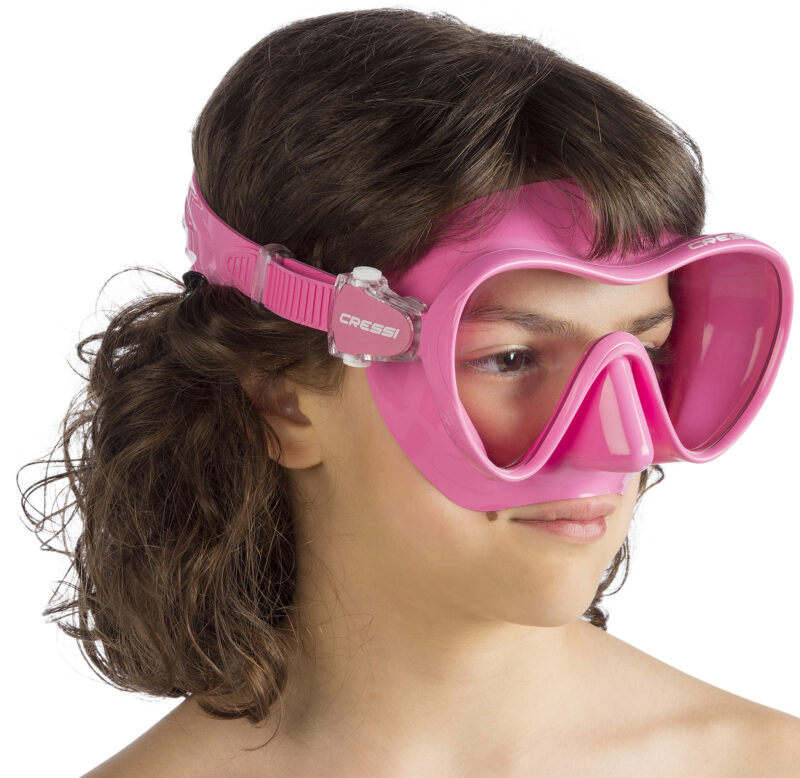 Cressi F1 SMALL MASK PINK - Image 4