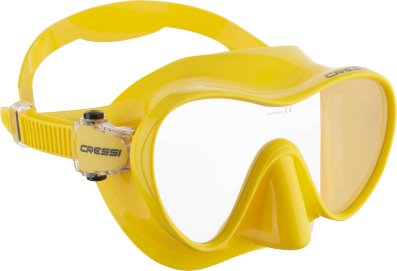 Cressi F1 MASK SIL YELLOW - Image 9