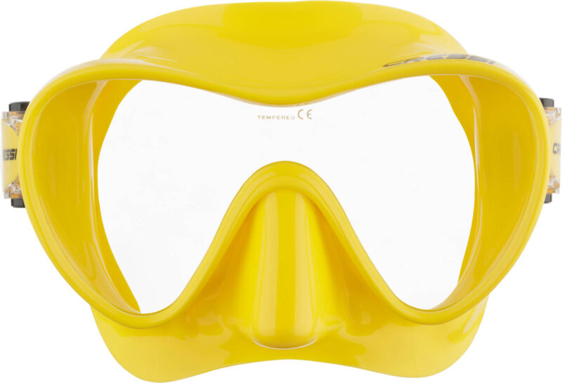 Cressi F1 MASK SIL YELLOW - Image 8
