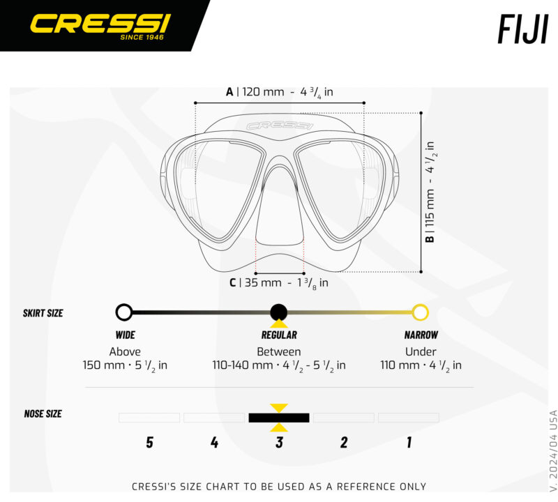 Cressi FIJI MASK CLEAR/BLUE - Image 5
