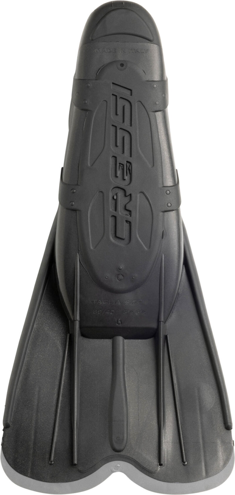 Cressi AGUA SHORT FINS BLACK/SILVER 47/48 - Image 3