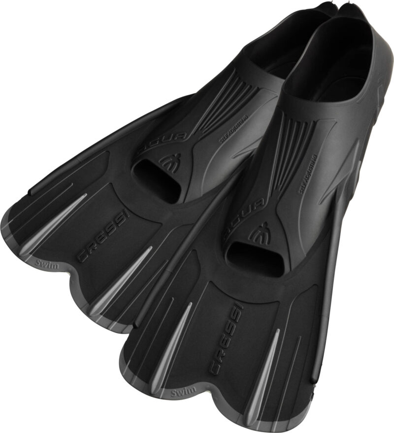 Cressi AGUA SHORT FINS BLACK/SILVER 47/48