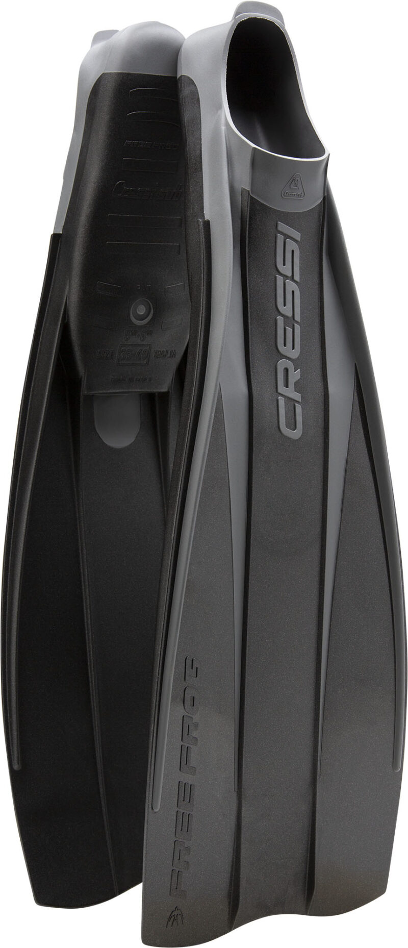 Cressi FREEFROG FINS DARK 43/44 (8.5/9.5) - Image 2