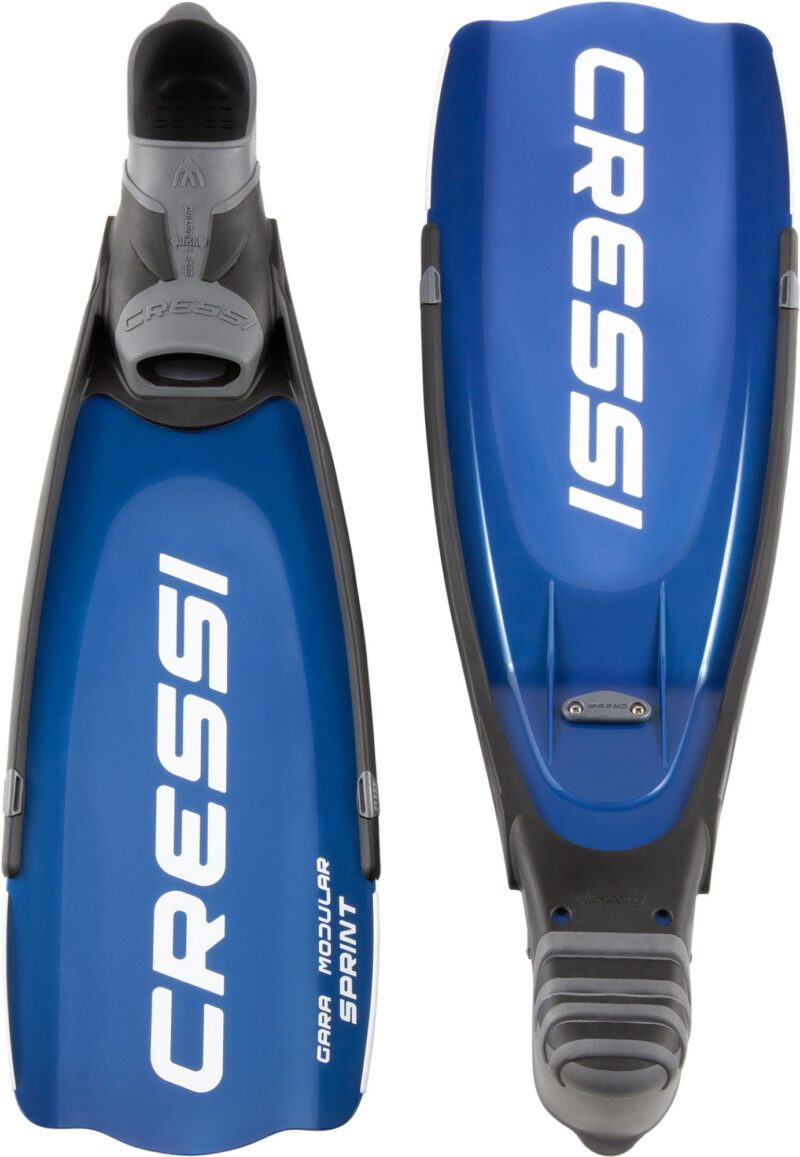 Cressi GARA MODULAR SPRINT FINS BLUE METAL 46/47