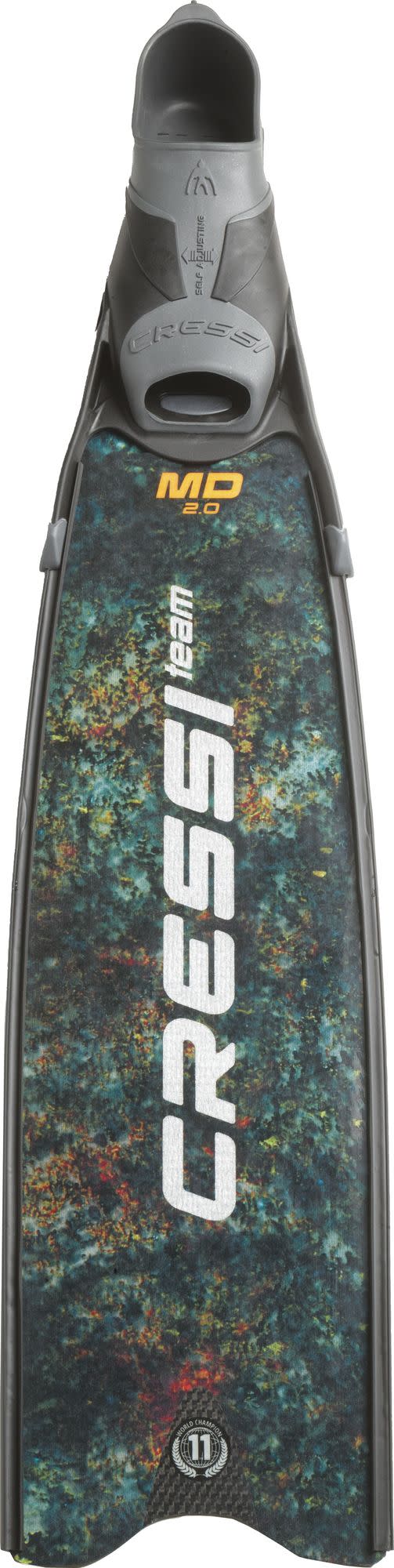 Cressi GARA TURBO CARBON FINS MD GREEN CAMOU 38/39 - Image 2