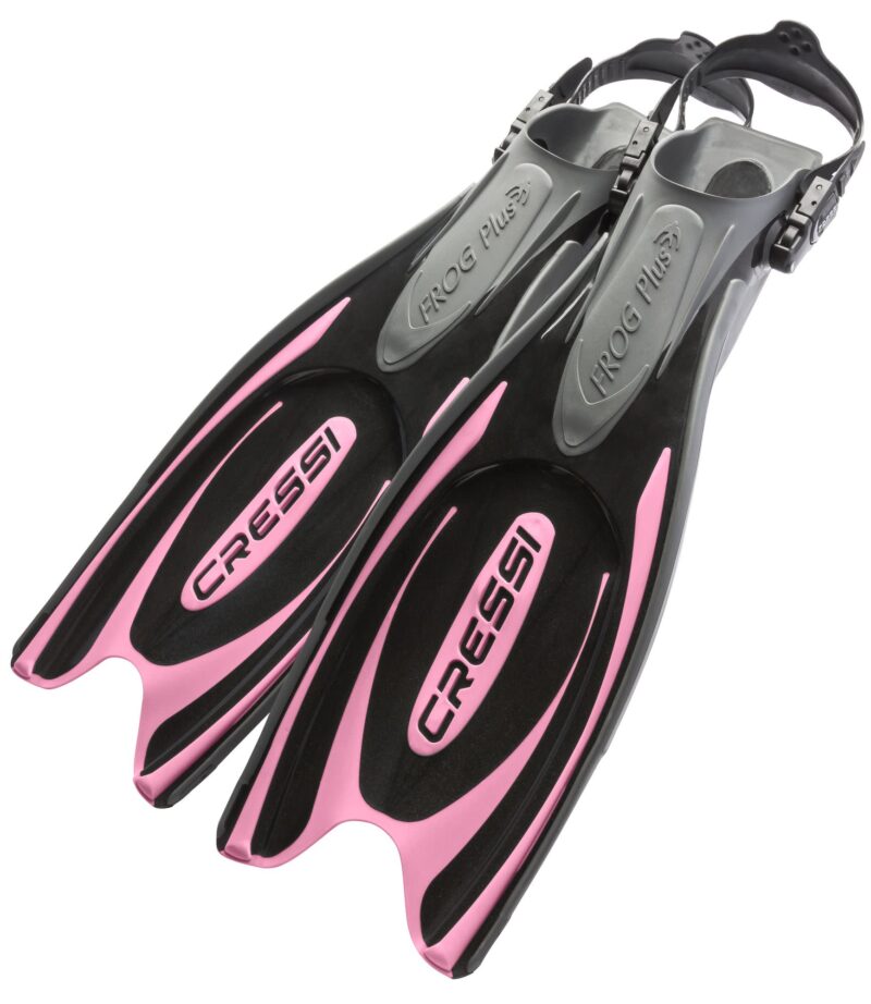 Cressi FROG PLUS FINS BLACK/PINK S/M