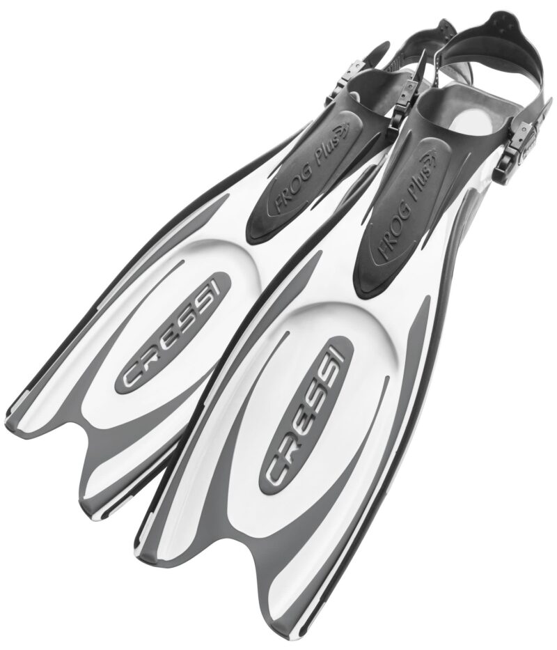 Cressi FROG PLUS FINS BLACK/WHITE L/XL - Image 5