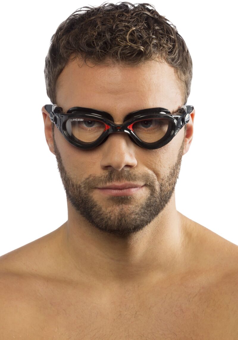 Cressi FLASH GOGGLES BLACK/FRAME BLACK RED - Image 4