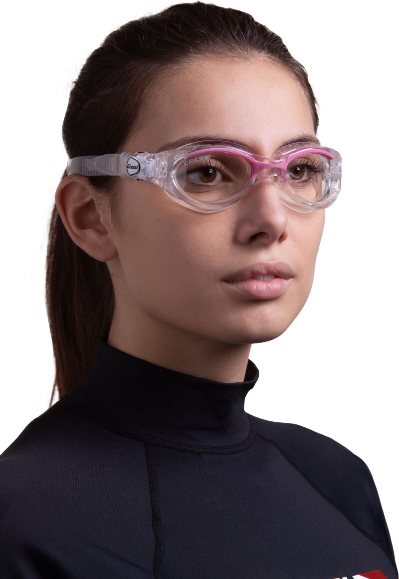 Cressi FLASH LADY GOGGLES CLEAR/FRAME CLEAR PINK - Image 5