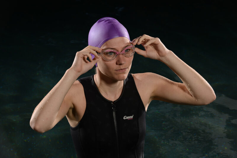 Cressi FLASH LADY GOGGLES CLEAR/FRAME CLEAR PINK - Image 4